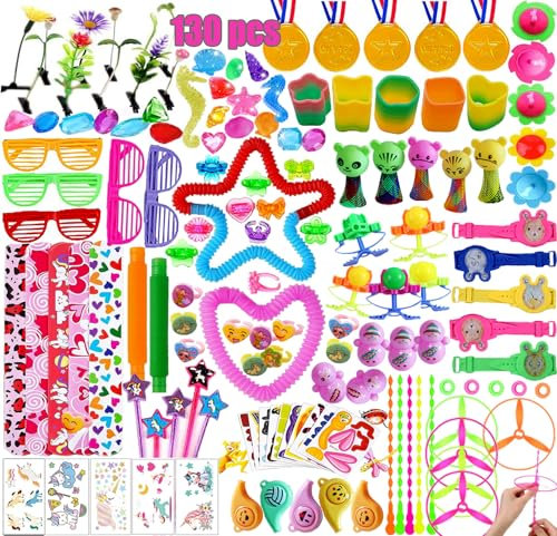 ASYBHYY Niñas Juguetes de Fiesta Granel Lote, Rellenar Piñatas y Bolsas de Regalo, Partido Favor de Cumpleaños del Infantiles Niños, Premio a Salón de Clases,Regalos de Pascua Halloween Navidad