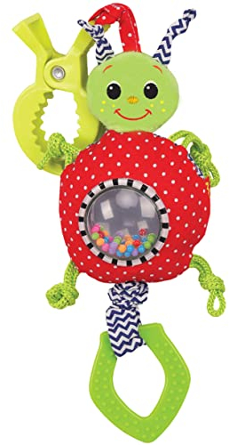 magdum KÄFER Baby-hängende Spielwaren mit Beißring+Rassel+Vibration Wackeln- Kinderwagen Spielzeug - Spielzeug für Babys 6-12 Monate - Autositz Spielzeug - Neugeborene Krippe Spielzeug 3-12 Monate
