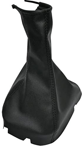 Aerzetix - C58509 - Cuffia soffietto per leva del cambio - compatibile con Chevrolet Aveo a partire dal 2004, Daewoo Kalos a partire dal 2004 - colore: nero - in pelle sintetica