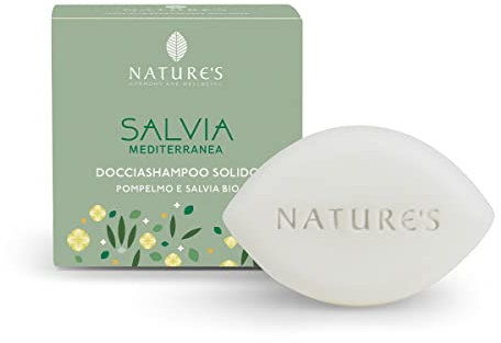 Nature's Salvia Mediterranea Docciashampoo Solido 60 grammi