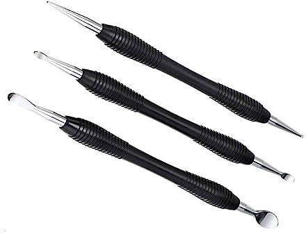 NUOBESTY Herramientas De Tallado De 3 Piezas Equipo De Tallado De Artesanía De Cuero Buril Artesanal Herramientas Para Esculpir