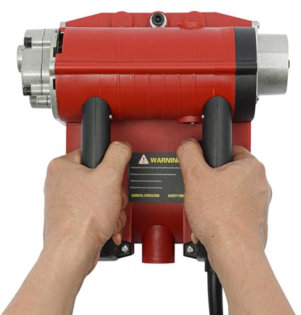 4580 W elektrisk vägghyvling, slipmaskin putsfräs väggfräs avdragsfräs väggfräs för cement, vit aska, stenmålning, beläggningar och färger används, hyvlingsdjup 1–4 mm