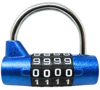 Tri-Circle Zahlenschloss 54 mm BC - Robustes und sicheres Zahlenschloss. Ideal für Taschen, Schränke, Tore und mehr. | Zuverlässige Sicherheit | Einfache Installation