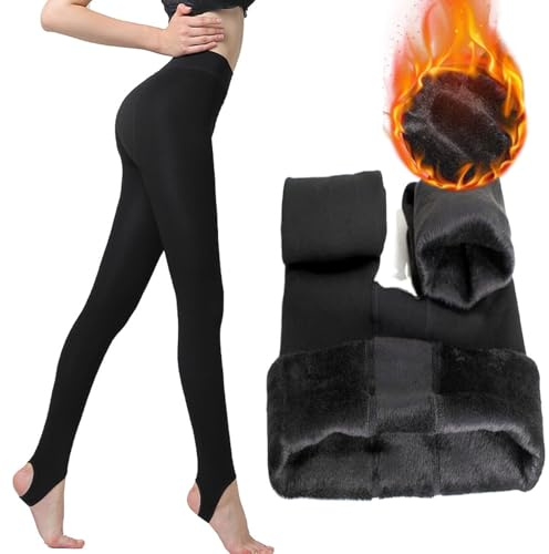 Doukesh Leggings Térmicos de Invierno para Mujer - Pantalones Termicos de Cintura Alta, Mallas con Revestimiento de Peluche