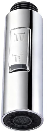 Jetstream 2 Modes de Robinet Pulvérisateur Extractible, Embout Robinet Cuisine Douchette, Buse De Robinets D'éVier, compatible avec les Pommes de Douche de Salle de Bain et les Robinets de Cuisine