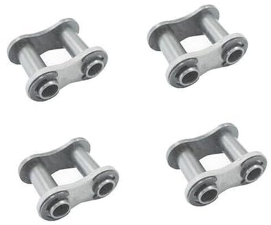 Jeremywell C2050HP-SS Connecting Link Stainless Steel Conveyor Roller Chain Riveted (4PCS)