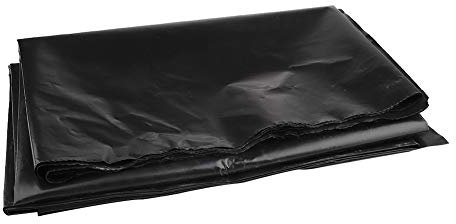 JYCAR 2 x 3 m di gomma HDPE rivestimento per laghetti, stagni nero, fodera per laghetti, laghetti, laghetti, fontane
