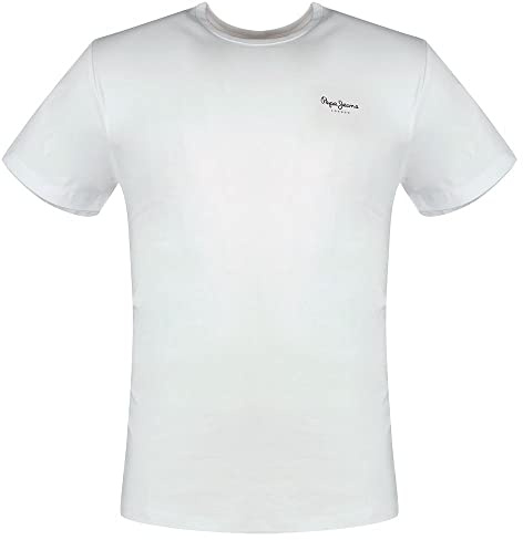 Pepe Jeans Original Basic 3 N Camisetas, Blanco (White), M para Hombre