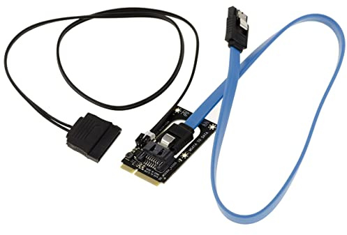 KALEA-INFORMATIQUE Adaptateur SATA vers mSATA avec alimentation pour Le disque dur, pour remplacer Un SSD mSATA par Un HDD Classique
