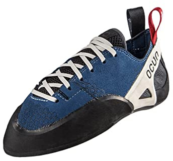 Ocun Advancer QC and Advancer LU Bouldering Shoe I Rock Climbing Shoe for Advanced Climbers, Dark Blue, 8