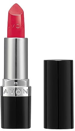 AVON Barra de Labios Ultra Creamy Country Rose - Color Cremoso, Intenso y Confortable - Enriquecida con Vitamina E, Aceite de Aguacate y Aceite de Sésamo - SPF 15 - Color Rosa Intenso
