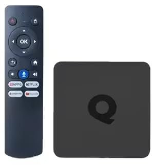 Q1 Android TV Box 2Go RAM 16Go ROM Boîtier TV Android 10.0 Allwiner H313 Quadcore CortexA53 Lecteur multimédia Prise en Charge du 4K WiFi 2,4/5,0 GHz BT5.2 HDR10.0 3D Better Than for Mi TV Box
