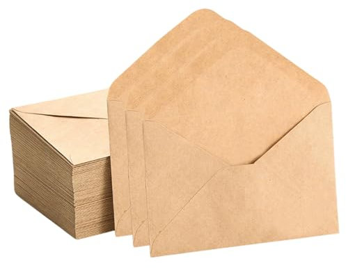 KYLOS 50X Brief-Umschläge In Eukalyptus-Grün - 120 G/M² - Kuverts In Din B6 Format 125 X 176 Mm - Nassklebung Ohne Fenster Briefumschläge