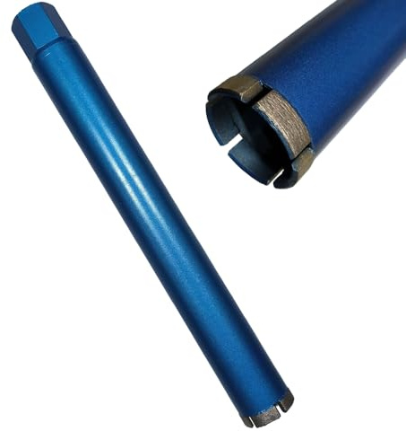 2 inch Core Drill Bit Diamond Laser Welded Core Bit Wet for Hard Concrete,Masonry,Brick and Block 15 Drilling Depth,1-1/4-7 Arbor,Wet Drilling