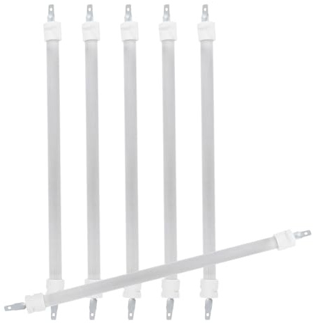 Ipetboom 6pcs Quartz Tube Heating Rod Replacement for Electric Heater High Temperature Plugin Heating Element for Heater Repair Roasting Grill Energy Efficient Home Use
