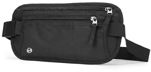 RFID Blocking Hidden Travel Money Belt for Outdoor Trip Anti-Theft Storage