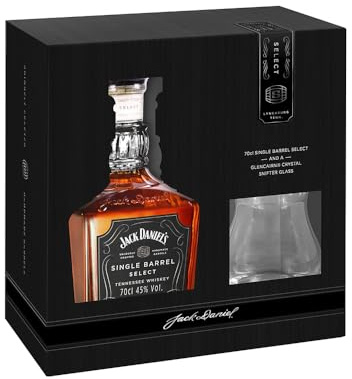 Jack Daniel's Select Single Barrel Tennessee Whiskey 45% With Nosing Glass 0.7 L