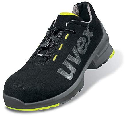 Uvex 1 Work Trainers - Safety Shoes S2 - Width 12 - Size 8 Black