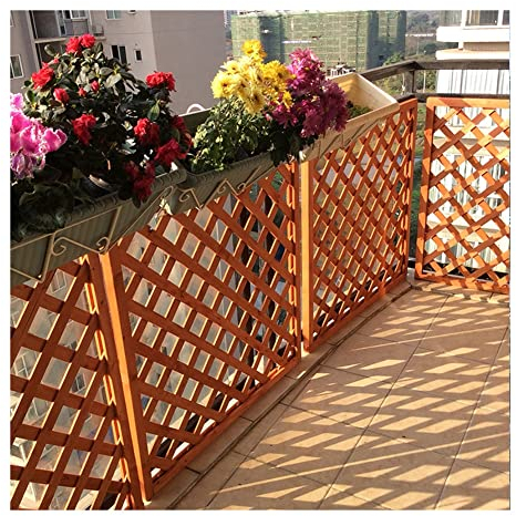 Artiz Gartengitter Sichtschutz, Balkon Trennwand Sichtschutzzaun Freistehender Außenteiler Wandmontierter Spalier-Blumenständer Für Konferenzraum Und Balkon, Hof, Terrasse