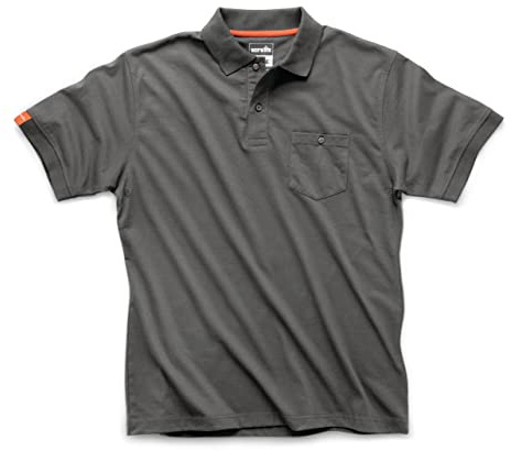 Scruffs Mens Eco Graphite XXL (T55420) Worker Polo Shirt, Graphite, XXL UK