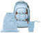 satch Pack Pencil Slider Light Edition Schulrucksack Set 3tlg. mit Sportbeutel (Nordic Ice Blue)