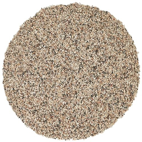 Ausluru 11lbs Aquarium Silica Gravel, 1-2mm Fish Tank Substrate, All Purpose Mixed Silica Sand for Aquarium, Fire Pits, and Landscaping