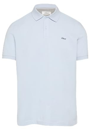 s.Oliver Poloshirt aus Baumwollpiqué hellblau XL