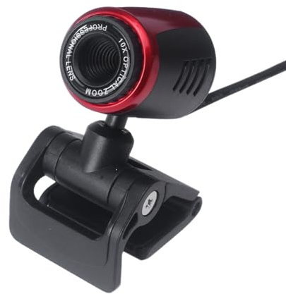 Genérico PC Webcam: Cámara De Computadora HD con Corrección De Luz Automática, Cámara De Video Ajustable De Ángulo Múltiple | Cámica Web De Plug-and-Play para Juegos, Videollamadas Y Transmisión