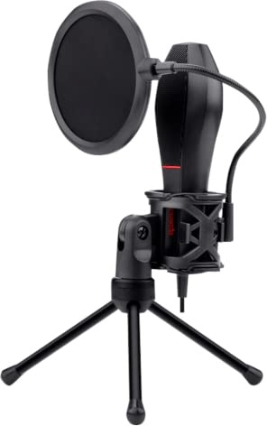 Micrófono Gaming con Audio, captación direccional y diseño ergonómico, Ideal para Streaming y comunicación en Juegos.