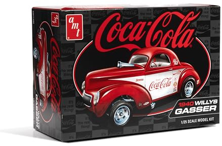 AMT 1940 Willys Coupe (Coke Race Team) 1:25 Scale Model Kit