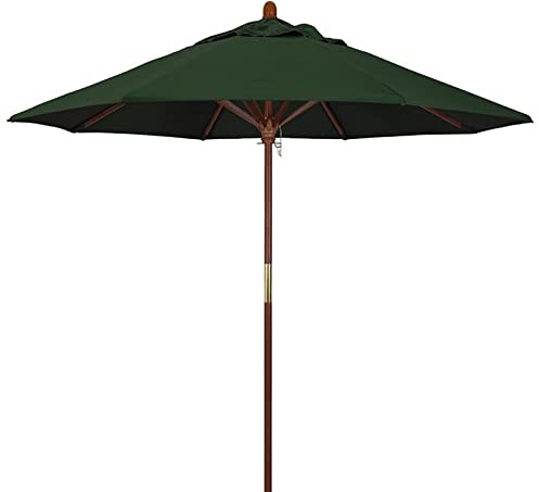 Grand parasol de jardin de 2,1 m/2,7 m – Protection UV, imperméable et pliable pour terrasse, plage, café, terrasse, restaurant – Solution parfaite pour l'ombre en plein air