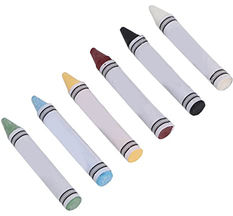 Oytrui Face Body Paint Crayons, 6 Colors Cosmetic Grade Safe Wax Crayons for Kids Adults, with Easy Clean Rich Colors, for Halloween Christmas Party Art Stage DIY Painting