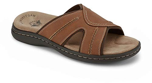 Dockers Mens Sunland Casual Slide Sandal Shoe Rust, 13