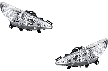 Johns, Jeu de phares pour Peugeot 207 02/06 - H1/H7 - Jeu gauche et droit