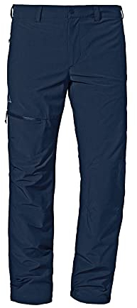 Schöffel Herren Pants Koper1 Warm M, gefütterte Wanderhose mit 4 Wege-Stretch, robuste Thermohose mit vorgeformten Knien, schnelltrocknend und geruchshemmend, navy blazer, 48