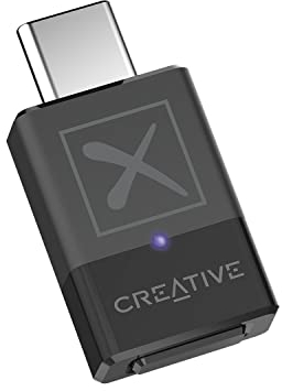 CREATIVE BT-W5 USB smart Bluetooth 5.3 Audio Transmitter, aptX Adaptive