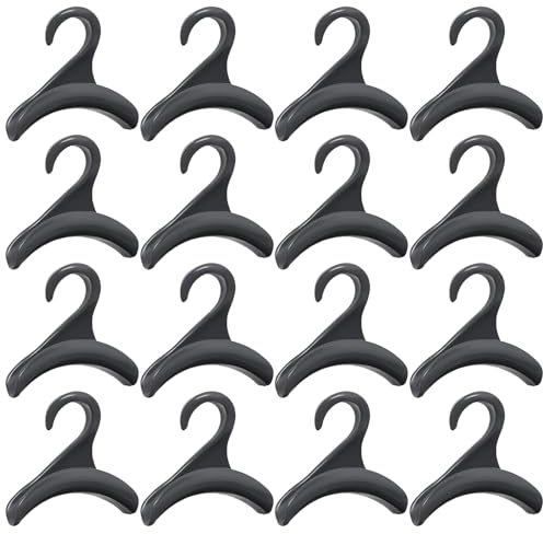 Regerly Handbag Hanger Hook Cabinet, 16 Pieces Hook for Bag Backpacks Bags Hanger for Hanging Backpacks School Bags Scarf Belt and Tie