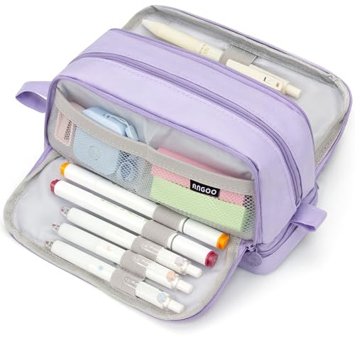 Large Capacity Pencil case Aesthetic Pencil Pouch School Supplies for Women Girls Big Pencils case for Teen Girls Extra Large Special Pen Bag Pencil Bags with Zipper Pen Cases for Adults and Student