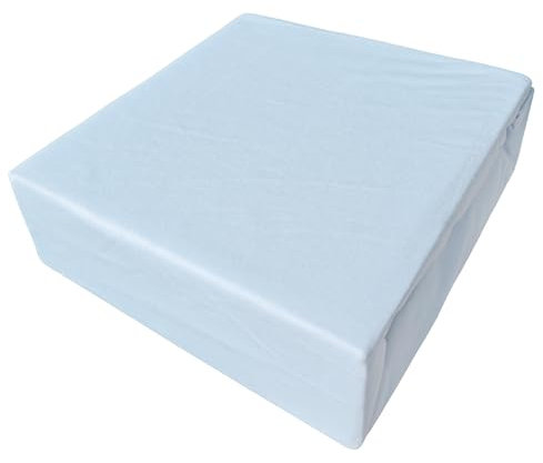 VISTA TRADE Bettwäsche - Spannbettlaken 160x200cm, 100% Baumwolle, Jersey, Matratzenhöhe bis 25 cm, Weiß, hergestellt in Polen, Dicke 160 g/m²