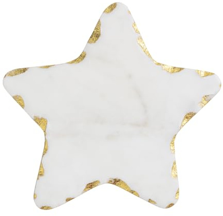 Mud Pie Christmas Star Gold Edge Mini Board
