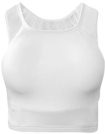 Okiyakusama Pettorina Protettiva da Donna per Allenamento Sportivo, Gilet Protettivo Multifunzionale, Traspirante E Confortevole, Adatto per Autodifesa E Palestra, M