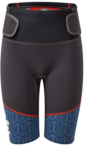 Gill Junior Zenlite 2mm Flatlock Traje de Neopreno Cortos - Graphite - cálido térmica de Calor Capa Capas - Unisex