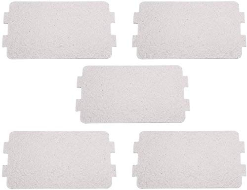 HyNana 5 Pezzi Forno a Microonde Piastra di Mica Foglio Forno a Microonde Copertura di Guida d'Onda Sostituzione di Riparazione Accessorio Mica per Microonde per Cucina Forno a Microonde