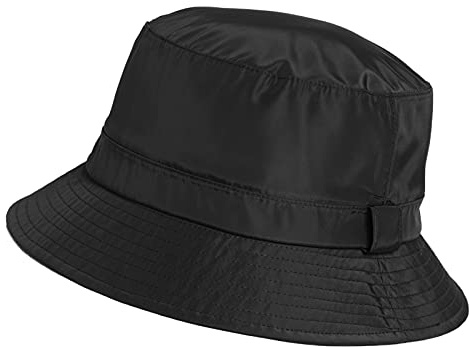Comhats, Cappello da pioggia unisex per donne e uomini, impermeabile, a tesa larga, pieghevole, per la spiaggia, il surf, la pesca, UPF50, cappello a secchio, L