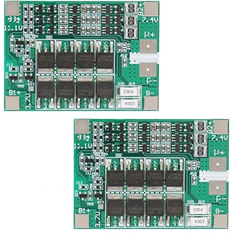 Fasizi 2Pcs Bordo di Protezione della Batteria 3S 12V 40A Bordo di Protezione del Caricatore della Batteria al Litio BMS Bordo con Carica di Equilibrio
