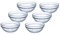 Provance 6-24 Stück Dipschalen Dessertschalen Ø 9 cm Schüsseln aus Glas Glasschälchen Tapasschalen (6 Stück)