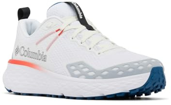 Columbia Men's Konos TRS, Low Rise Trekking and Hiking Shoes, White/Poppy Red, 11