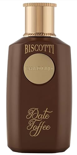 Date Toffee 100ml Khadlaj Biscotti Extrait de Parfum- Coffee Caramel Date Sugary Accords - Unisex Fragrance Sweet Gourmand Scent