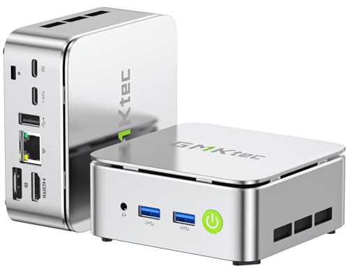 GMKtec Ryzen 5 Mini PC W11 Pro 3500U(4 C/8 T4,50 GHz),Mini Ordenador G10, 16GB DDR4 RAM 3200MHz+256GB PCIe 3.0x4 SSD,WiFi 5,USB 3.2,USB-C,BT 5.0