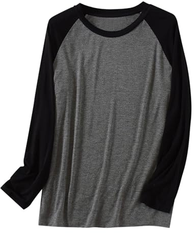 Pyjama Hommes Ensemble de Pyjamas Peignoir Homme Haut à Manches Longues Mince Linge de Maison Grande Taille Vêtements de Nuit Ample Linge de Maison, Noir , 4XL